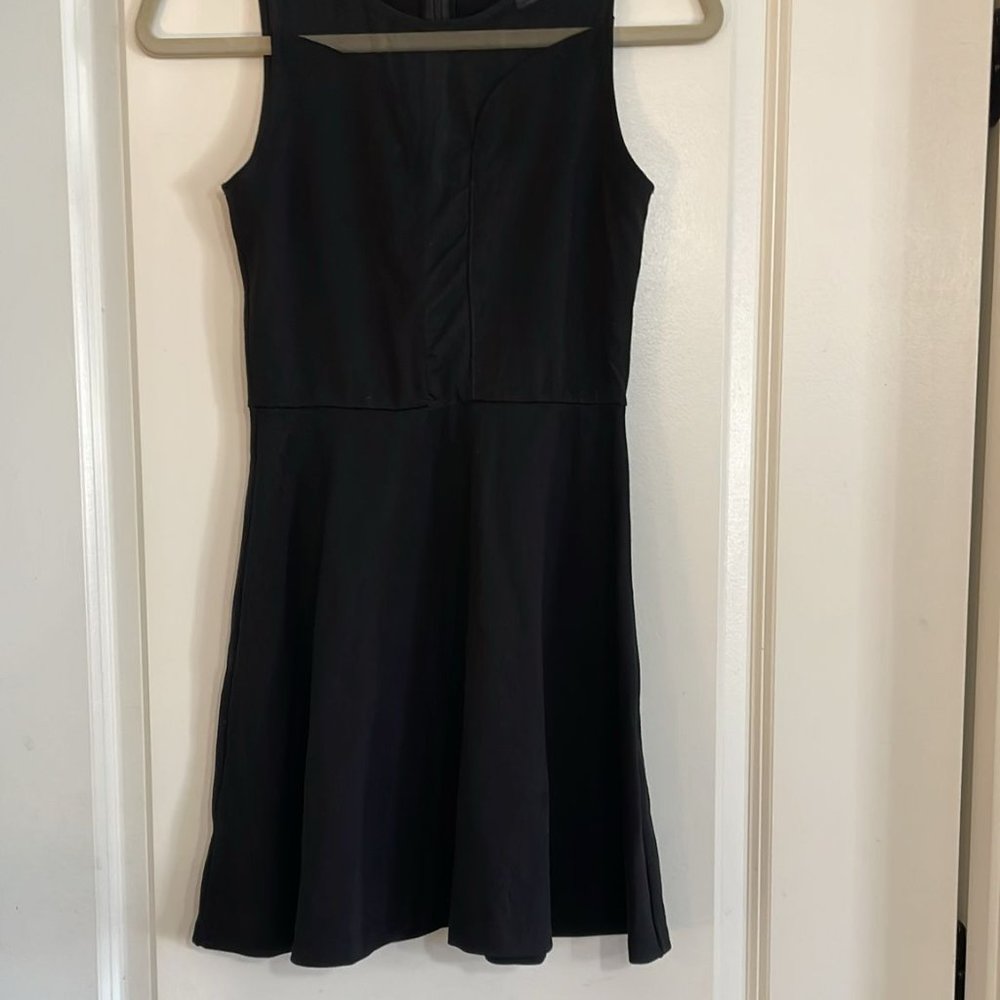 AQUA short black dress. Size Small.